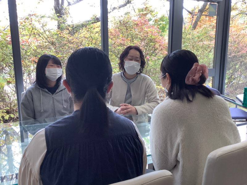 インタビューの様子②